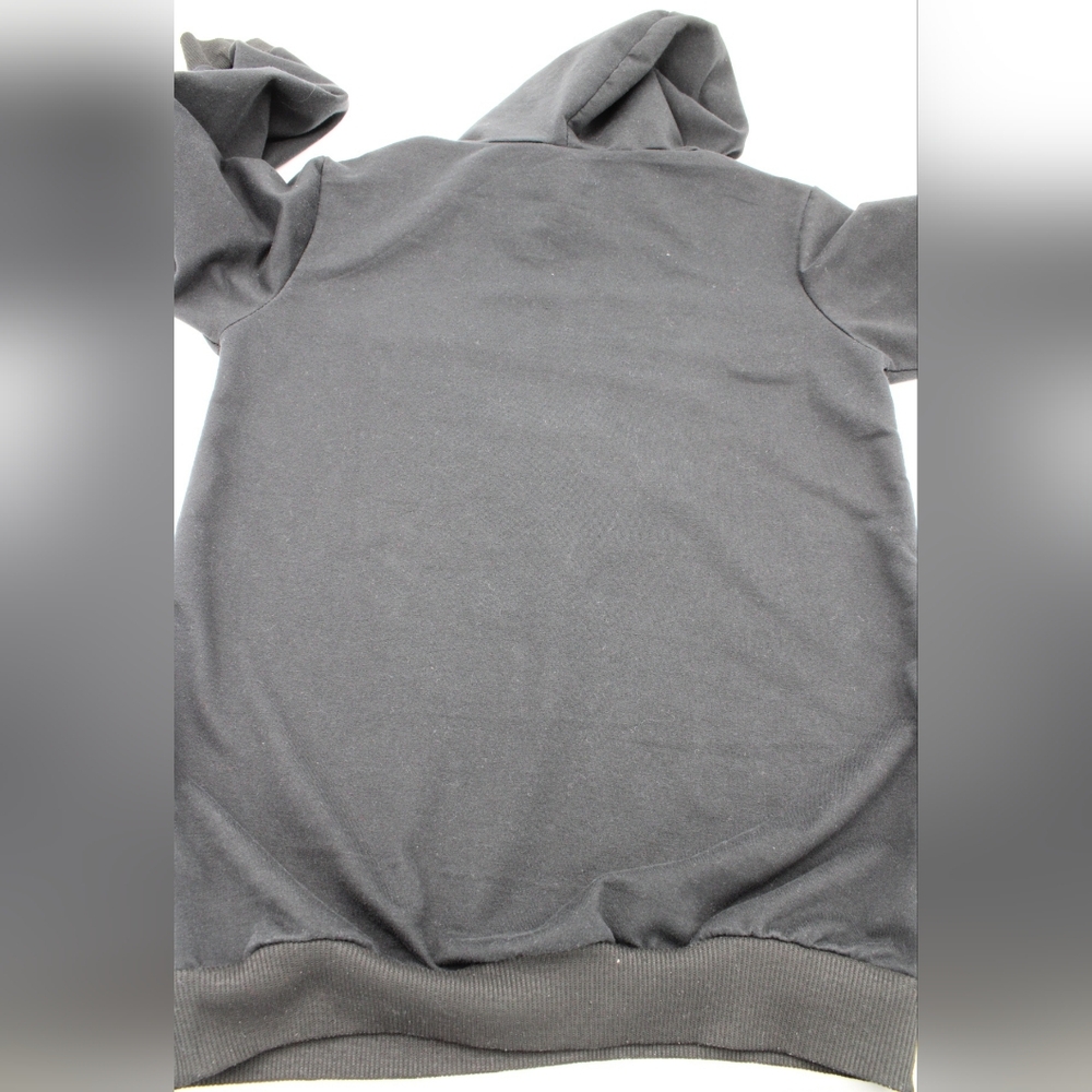 Black Pullover Hoodie with TikTok Graphic Logo – Boys Size Small - Picture 5 of 5